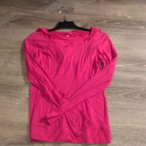 Pink Lululemon not fitted hoodie